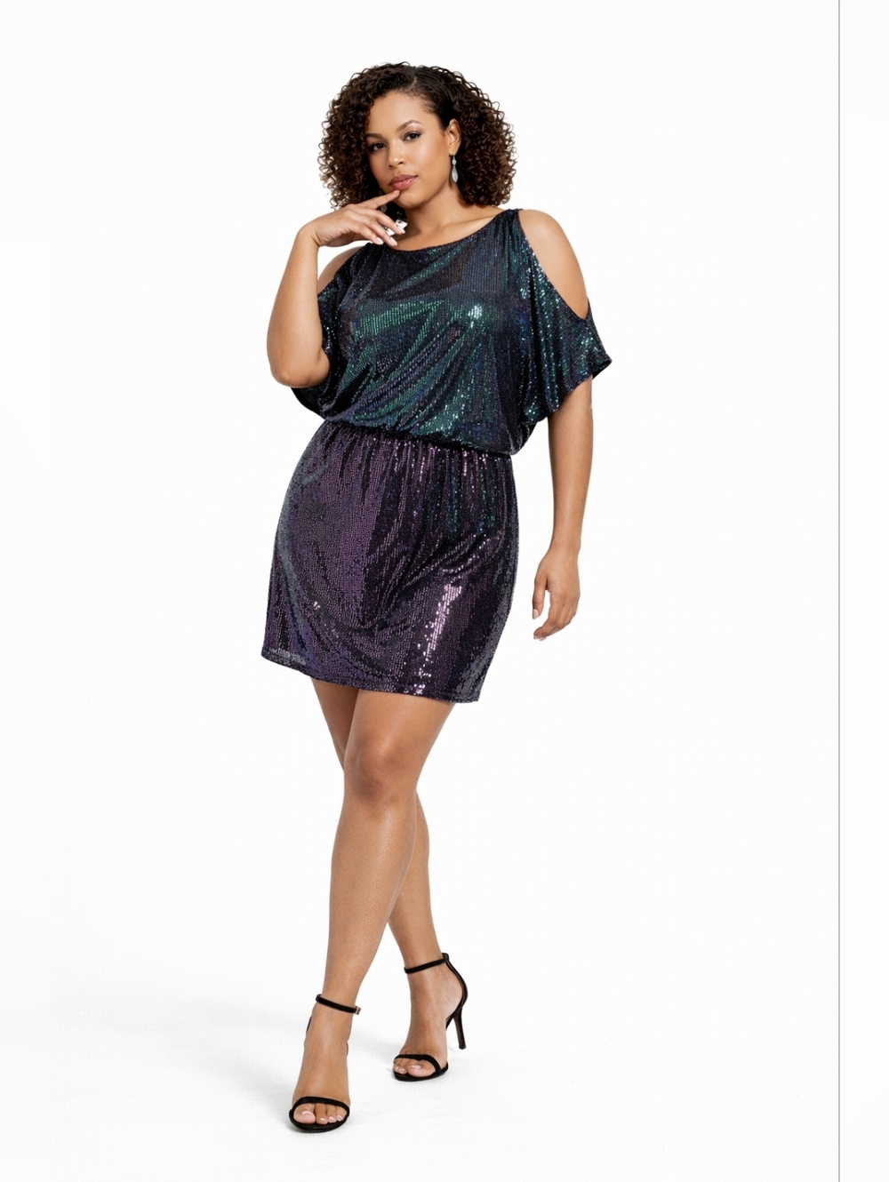 Xscape Sequins Mini Dress - Picture 7 of 13